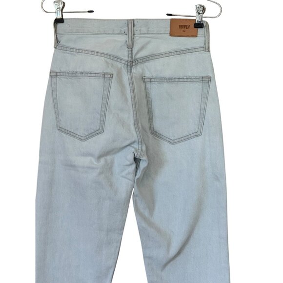 Edwin 1947 Women's Cai High Waisted Straight Leg Jean High Hopes Size 24 NWT - Picture 5 of 10